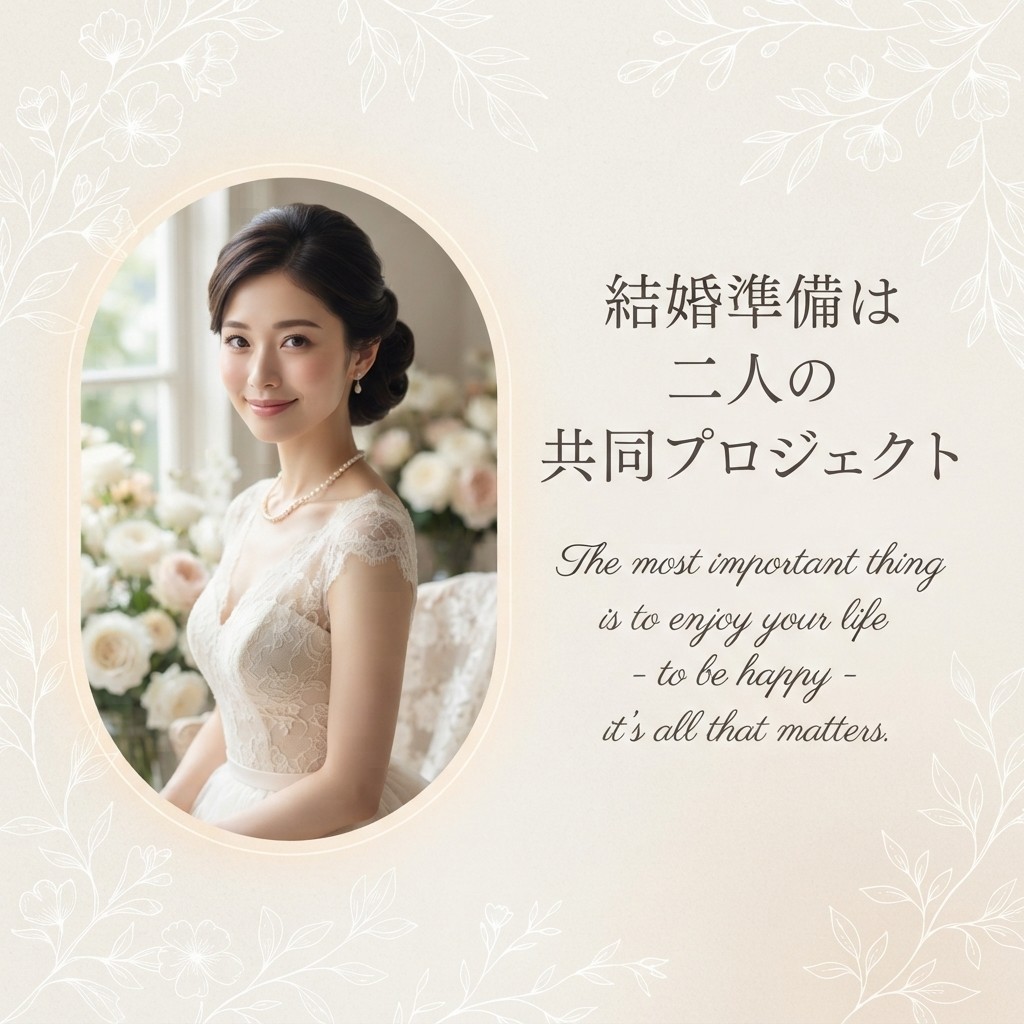 結婚準備は二人の共同プロジェクト！絆を深める方法